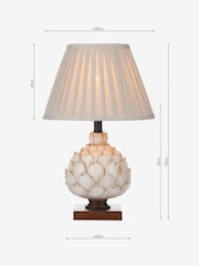 Dar Lighting Cream Layer Table Lamp - Image 3 of 3