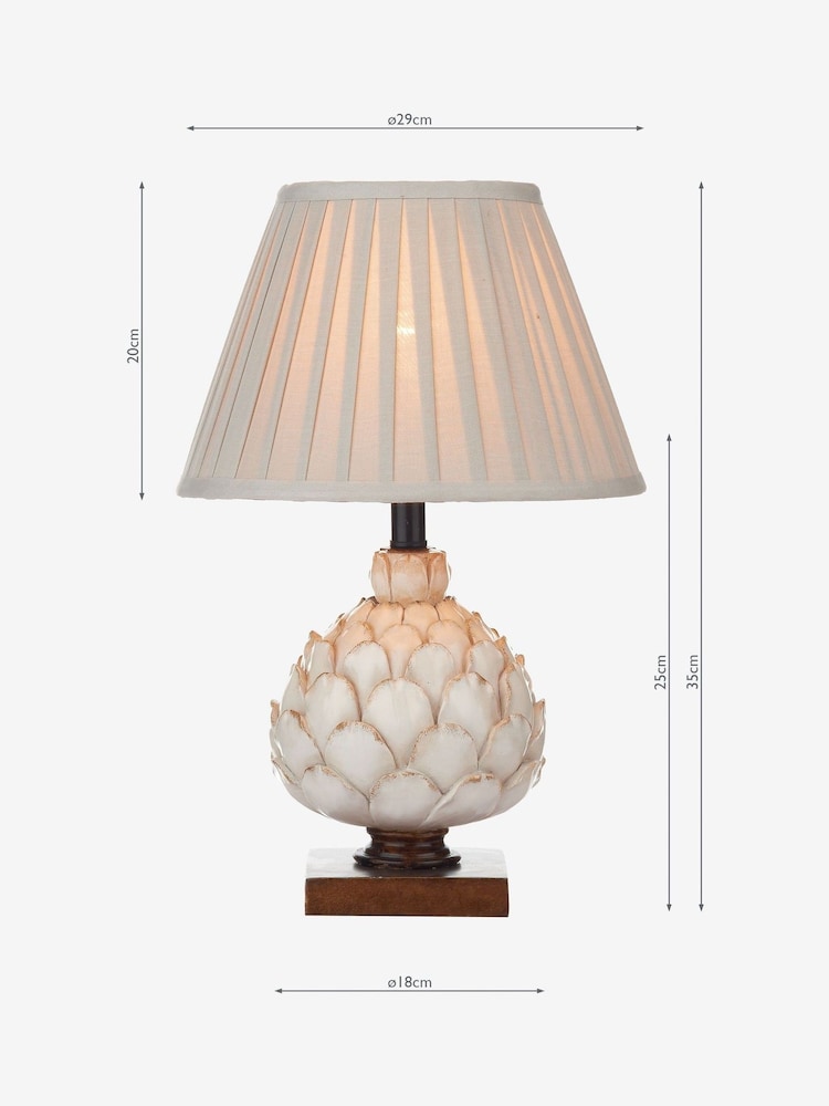 Dar Lighting Cream Layer Table Lamp - Image 3 of 3