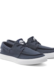Timberland Blue Mylo Bay Boat Shoes - Image 3 of 8