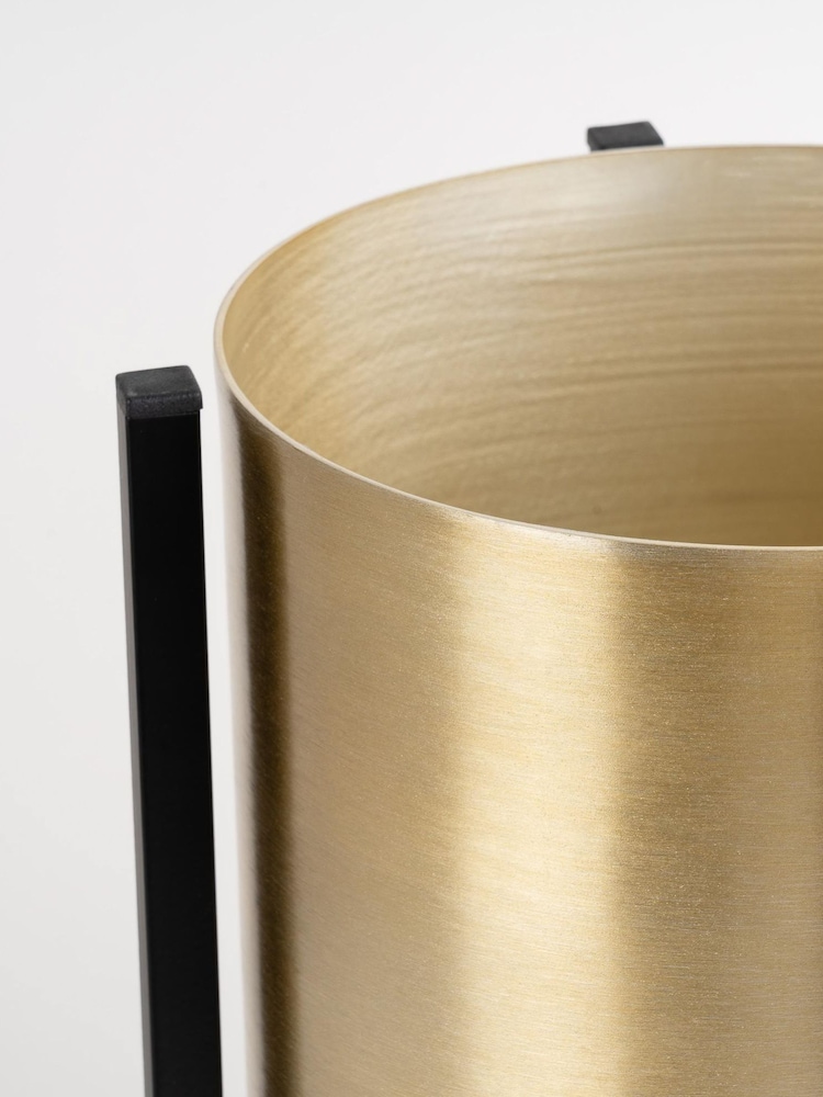 Scottish Everlastings Ltd Gold Planter on Stand Large - Image 4 of 4