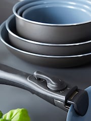 Tower 3 Piece Grey Frying Pan Set - Image 2 of 9