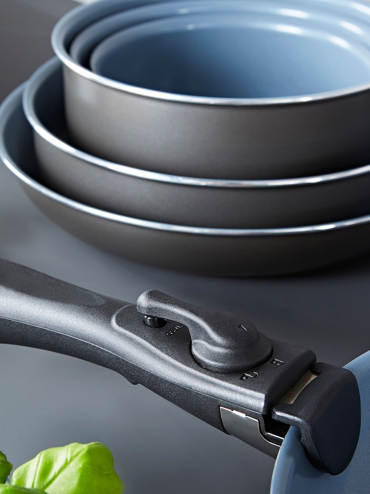 Tower 3 Piece Grey Frying Pan Set - Image 2 of 9
