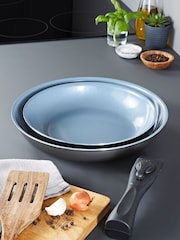 Tower 3 Piece Grey Frying Pan Set - Image 3 of 9