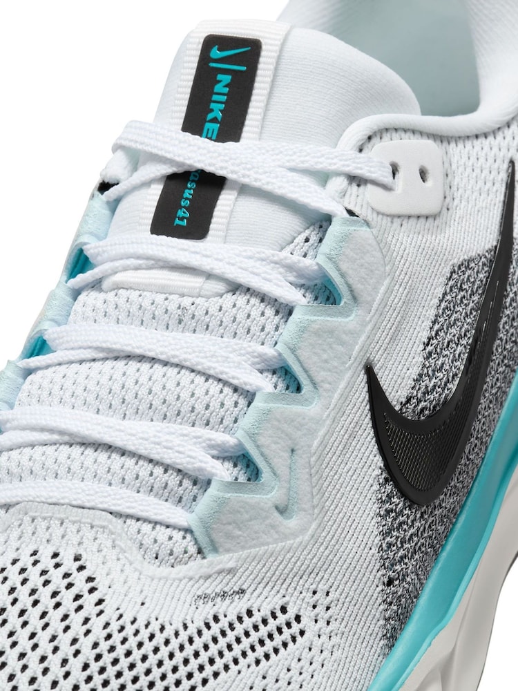 Nike White Air Zoom Pegasus 41 Road Running Trainers - Image 8 of 8