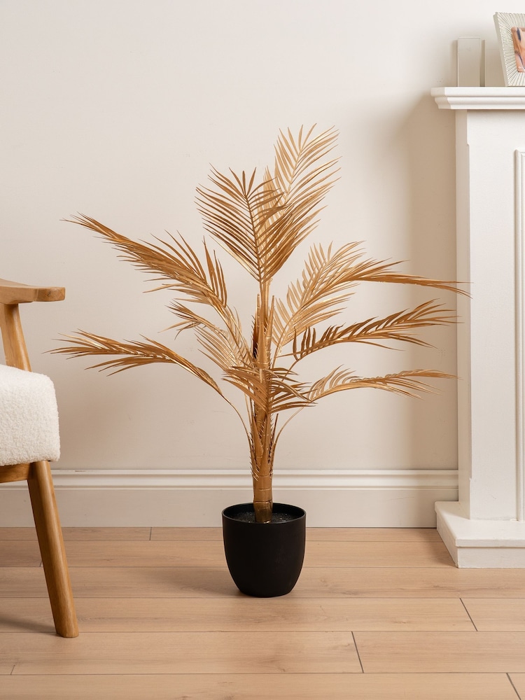 Scottish Everlastings Ltd Gold Palm Tree - Image 1 of 3 Scottish Everlastings Ltd Gold Palm Tree - Image 1 of 3