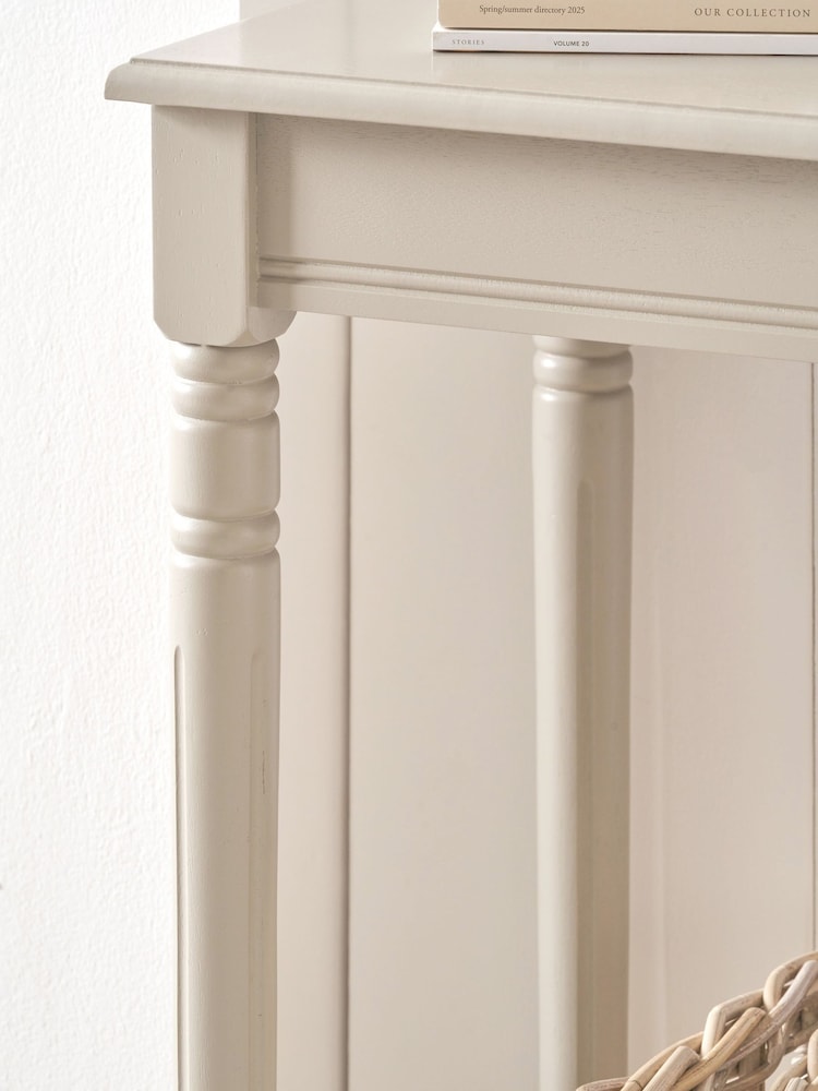 Pacific Putty Pine Wood Large Console Table - Image 2 of 7