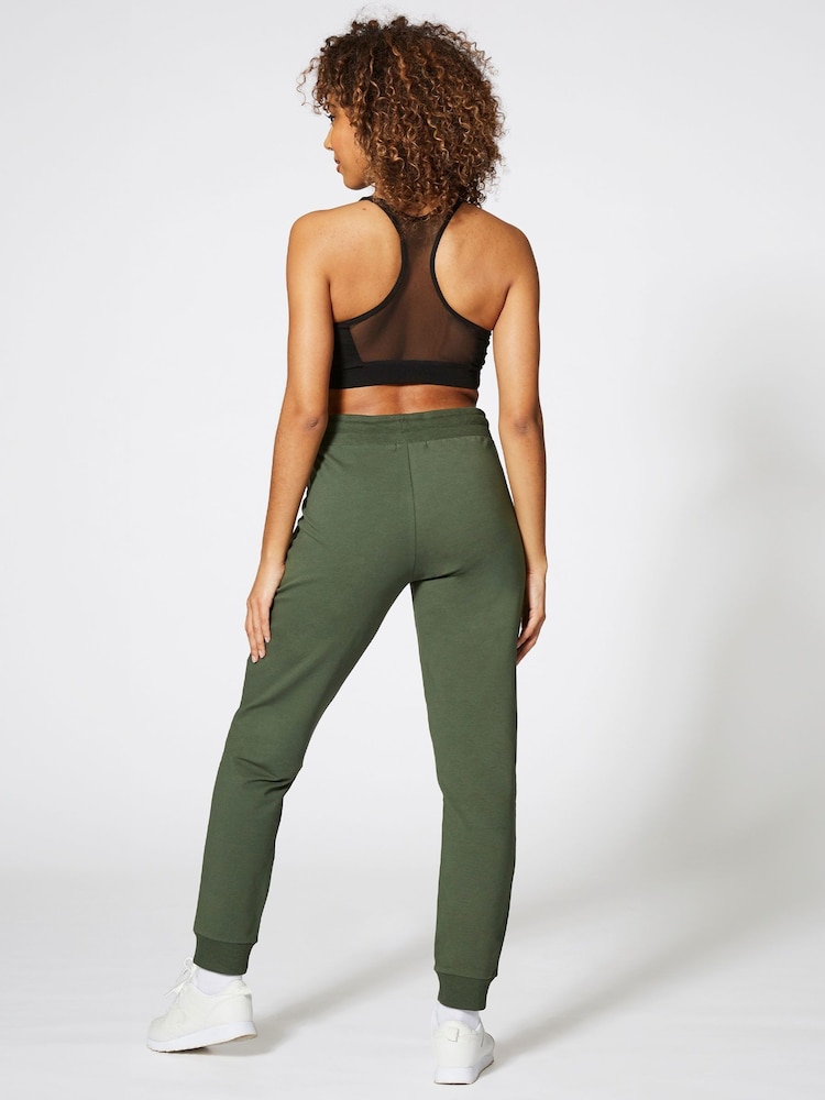 Pineapple Green Skinny Zip Joggers - Image 2 of 4