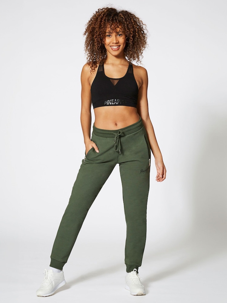 Pineapple Green Skinny Zip Joggers - Image 3 of 7