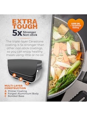 Tower Grey Cerastone Forged Wok - Image 2 of 5