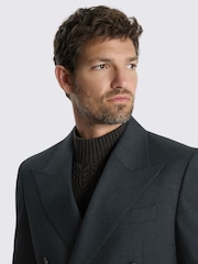MOSS Grey Relaxed Fit Flannel Suit Jacket - Image 4 of 4