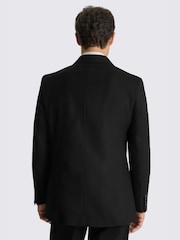 MOSS Black Relaxed Fit Flannel Suit Jacket - Image 3 of 5