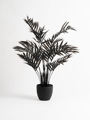 Scottish Everlastings Ltd Black Real Touch Areca Palm Tree - Image 2 of 3