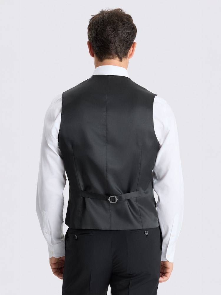 MOSS Tailored Fit Wool Blend Performance Waistcoat - תמונה 2 מתוך 3