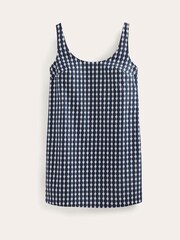 Boden Blue Scoop Neck Shift Dress - Image 6 of 6