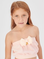 Angels Face Pink Bettyboo Crop 100% Cotton Top - Image 1 of 4