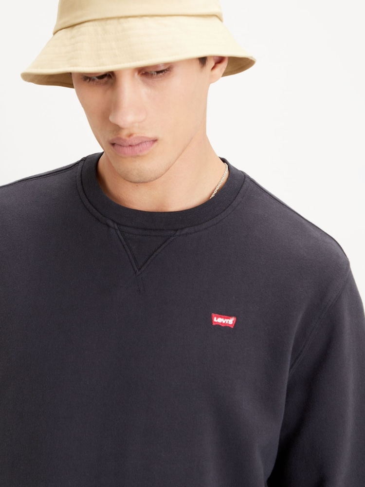 Levi's® Black New Original 100% Cotton Sweatshirt - Image 4 of 6