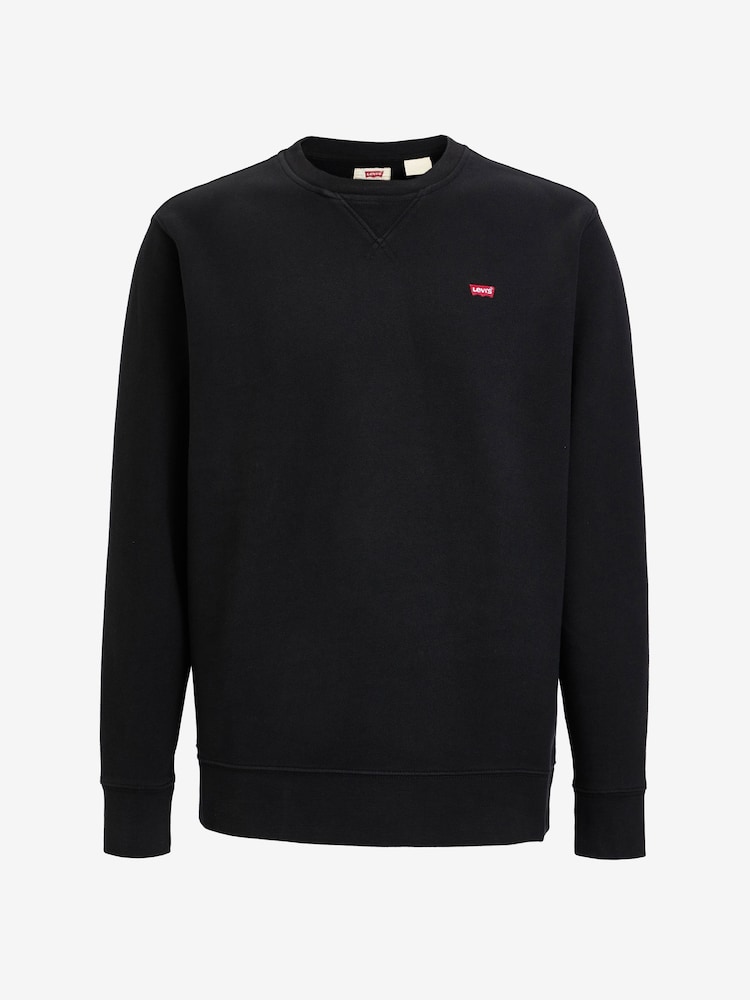 Levi's® Black New Original 100% Cotton Sweatshirt - Image 6 of 6