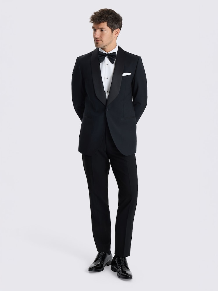 MOSS Tailored Fit -villasekoitteinen huivikäänteinen smokkitakki - Kuva 2 / 5