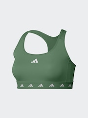 adidas Green Medium Techfit Support Bra - Image 6 of 7