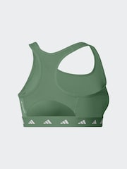 adidas Green Medium Techfit Support Bra - Image 7 of 7