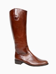 Gabor Brook Sattel Brown Leather Knee Length Fashion Boots - Image 2 of 3