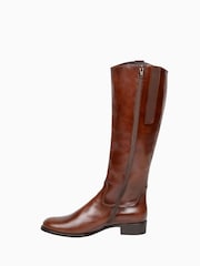 Gabor Brook Sattel Brown Leather Knee Length Fashion Boots - Image 3 of 3