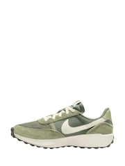 Nike Green/White Waffle Debut Trainers - Image 2 of 4