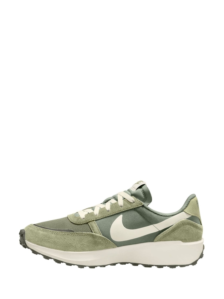 Nike Green/White Waffle Debut Trainers - Image 2 of 4