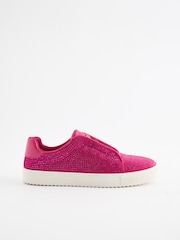 Pink Forever Comfort® Bling Chunky Lace-Up Trainers - Image 2 of 5
