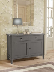 Laura Ashley Pale Charcoal Henshaw Two Doors Two Drawers Sideboard - Image 1 of 6