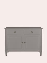 Laura Ashley Pale Charcoal Henshaw Two Doors Two Drawers Sideboard - Image 3 of 6