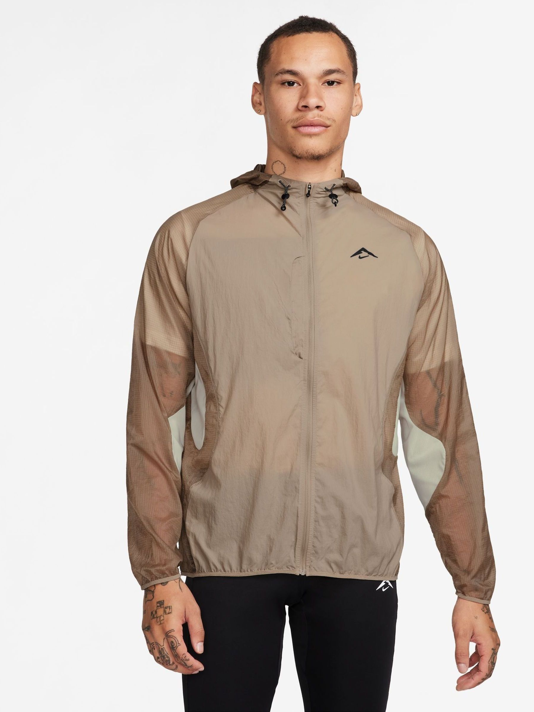 Buy Nike Brown Trail Aireez Running Jacket from Next Luxembourg