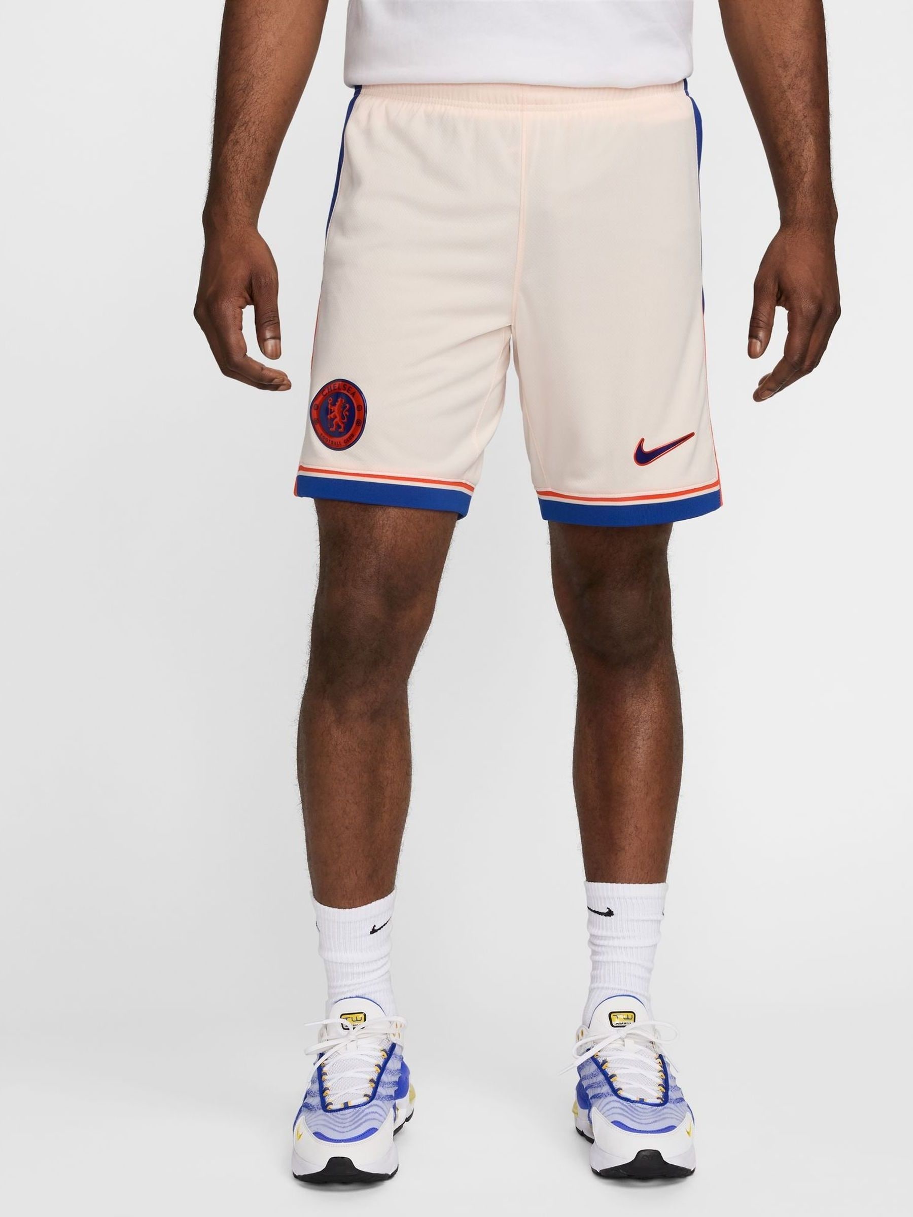 Buy Nike Cream Chelsea FC 24 25 Stadium Away Football Shorts from Next Luxembourg