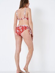 Crew Clothing Company Multi Floral Print Nylon White Bikini Bottoms - Image 2 of 4
