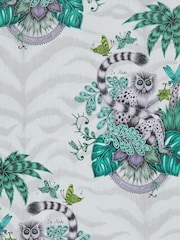 Clarke and Clarke Jungle Emma J Shipley Lemur A4 Wallpaper Sample - Image 1 of 1