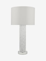 Dar Lighting Silver Lazio Table Lamp - Image 2 of 4