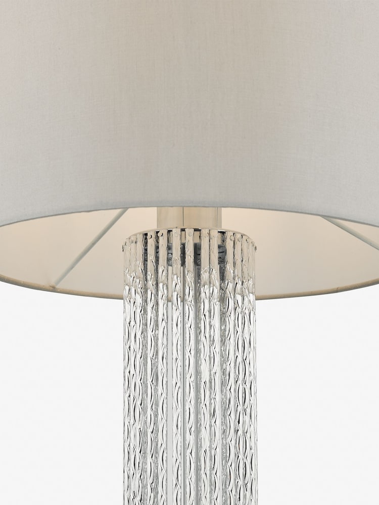 Dar Lighting Silver Lazio Table Lamp - Image 4 of 4