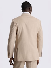MOSS Natural Tailored Fit Wool Blend Stripe Performance Suit Jacket - Image 3 of 5