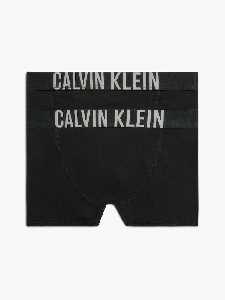 Calvin Klein Black Intense Power Boys Trunks 2 Pack - Image 1 of 3