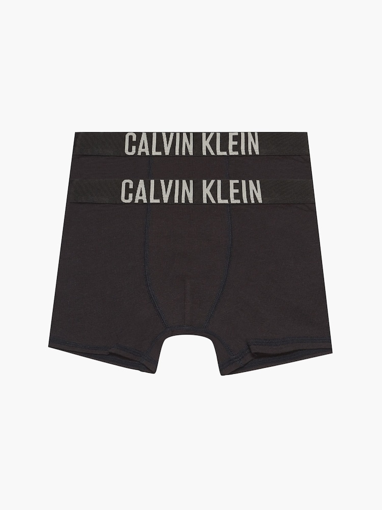 Calvin Klein Black Intense Power Boys Trunks 2 Pack - Image 2 of 3