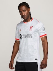 Nike White Liverpool FC 24/25 Stadium Third Football Shirt - Image 1 of 13