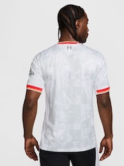 Nike White Liverpool FC 24/25 Stadium Third Football Shirt - Image 2 of 13