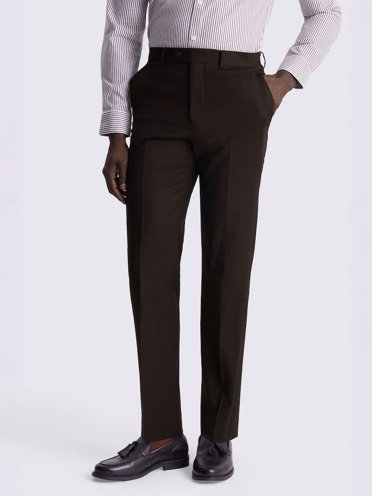 Pantalones de traje de sarga y mezcla de lana de corte sartorial Performance de MOSS - Imagen 1 de 3 Pantalones de traje de sarga y mezcla de lana de corte sartorial Performance de MOSS - Imagen 1 de 3