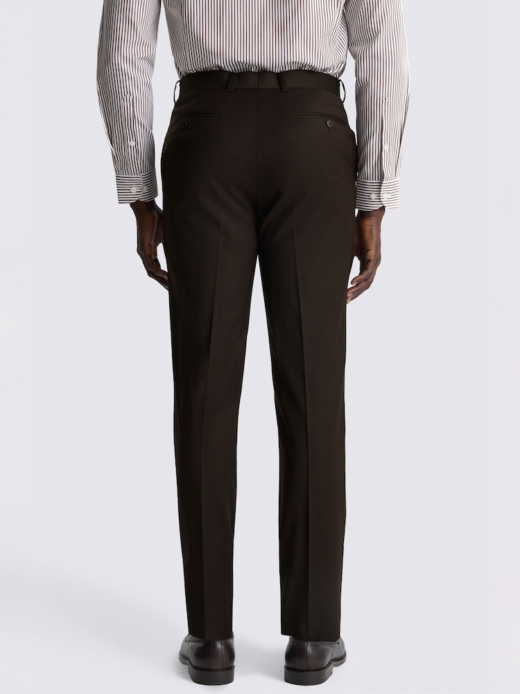 Pantalones de traje de sarga y mezcla de lana de corte sartorial Performance de MOSS - Imagen 2 de 3 Pantalones de traje de sarga y mezcla de lana de corte sartorial Performance de MOSS - Imagen 2 de 3