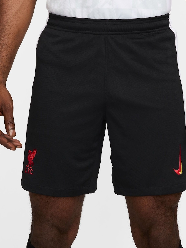 Nike Black Liverpool FC 24/25 Stadium Away Football Shorts - Image 2 of 7