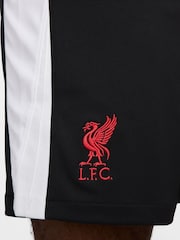Nike Black Liverpool FC 24/25 Stadium Away Football Shorts - Image 6 of 7