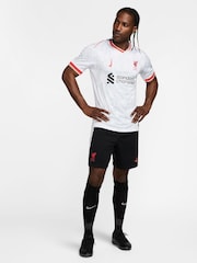 Nike Black Liverpool FC 24/25 Stadium Away Football Shorts - Image 7 of 7