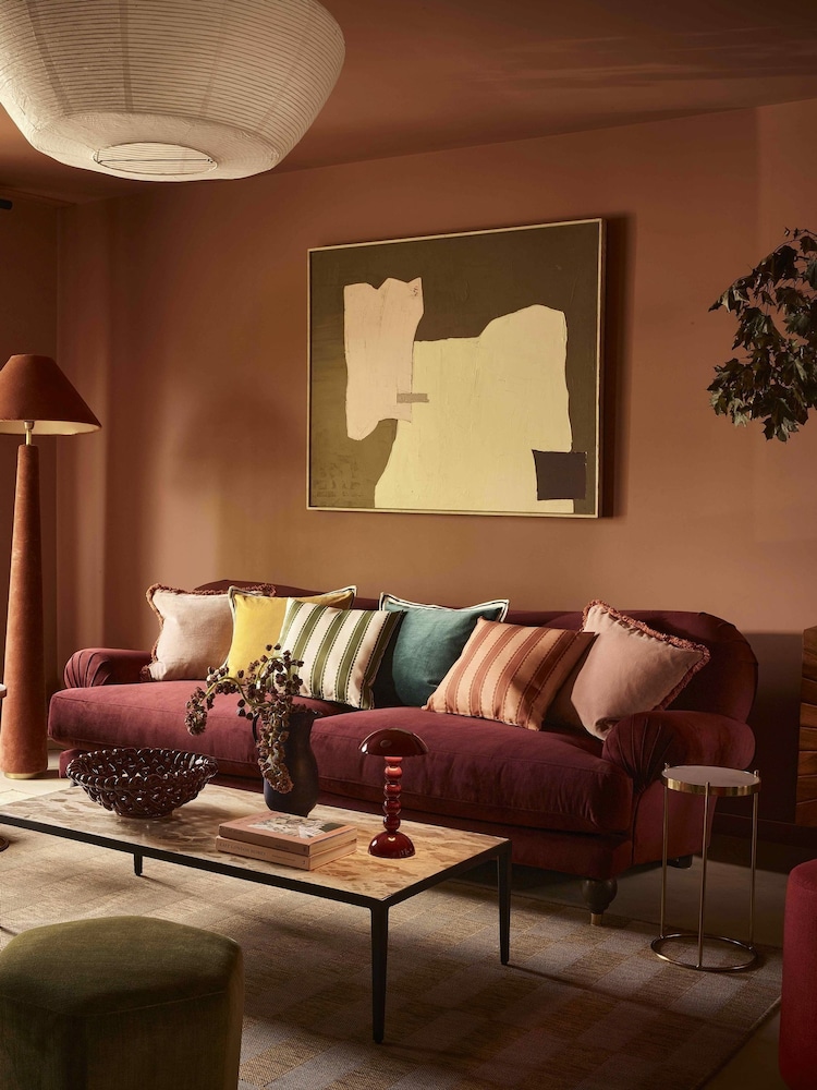 Swoon Fern Velvet Willows Three- Seater - Image 2 of 9 Swoon Fern Velvet Willows Three- Seater - Image 2 of 9