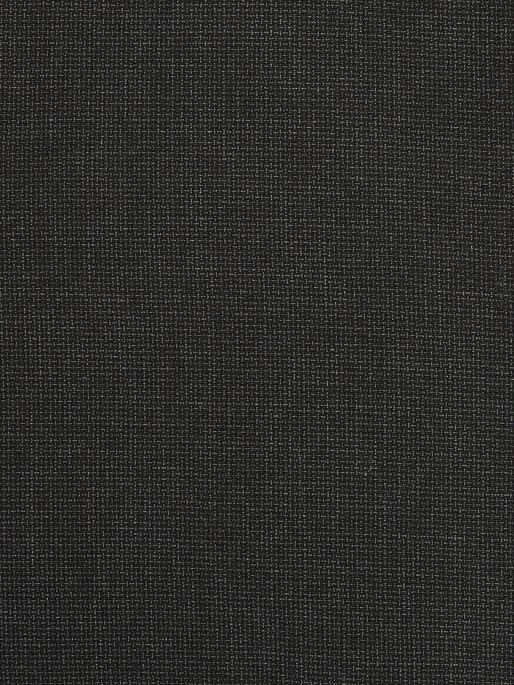 Charcoal Grey Regular Fit Wool Mix Textured Suit Waistcoat - Image 6 of 6
