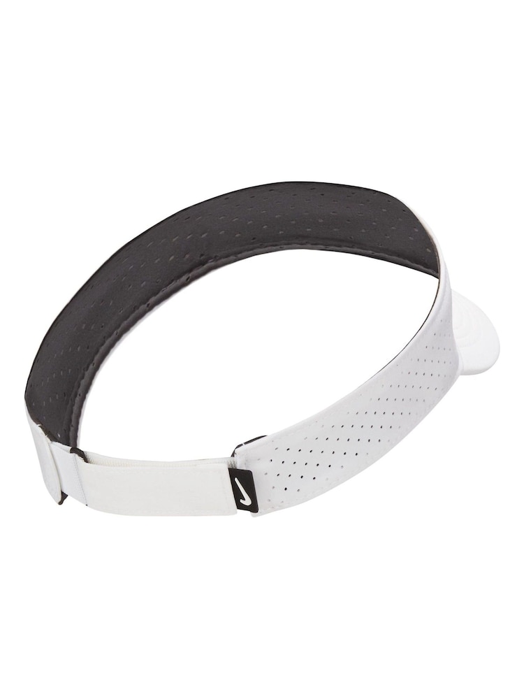Nike White Dri-FIT ADV Ace Tennis Visor Hat - Image 2 of 2